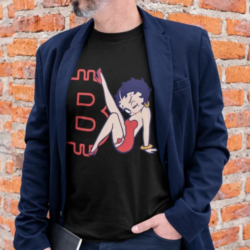 Crypto t-shirts for men and women - BTC Betty B
