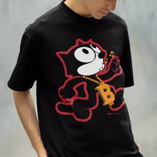 Crypto t-shirts for men and women - Cat Bling