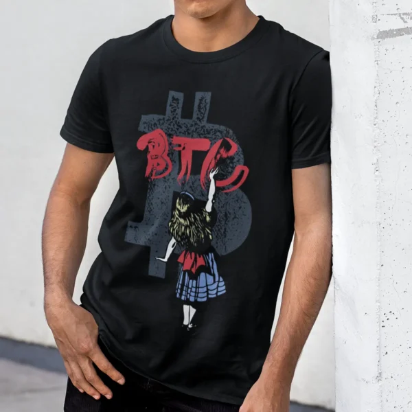 Crypto t-shirts for men and women - Paint it Red