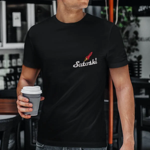 Crypto t-shirts for men and women - Satoshi