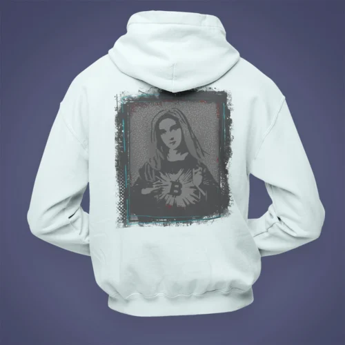 M Stencil <br> Med Weight Hoodie JH001