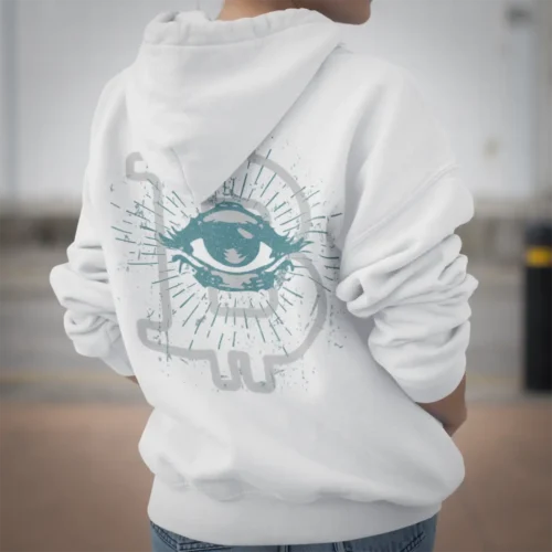 All Seeing Too  <br> Med Weight Hoodie JH001