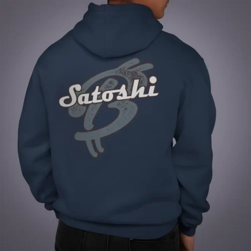 Satoshi Script <br> Med Weight Hoodie JH001