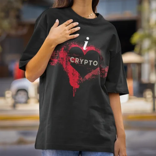 Love Crypto <br> Bella Canvas 3010 Oversized Boxy Tee