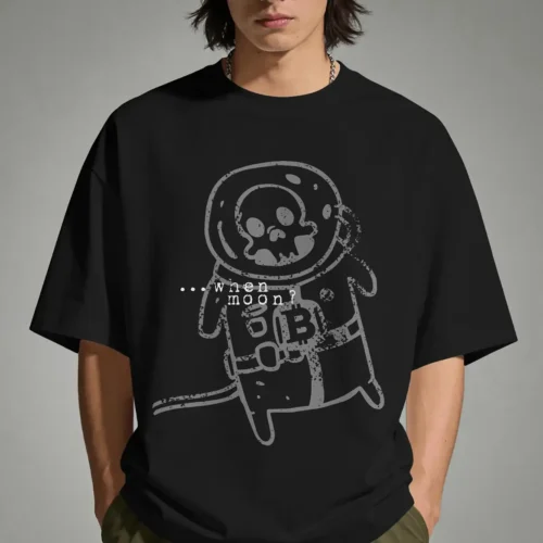 When moon? <br> Bella Canvas 3010 Oversized Boxy Tee
